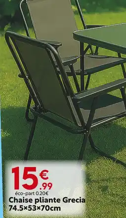 Maxi Bazar Chaise pliante Grecia offre