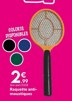 Maxi Bazar Raquette anti-moustiques offre