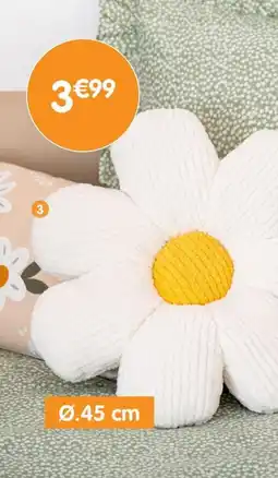 b&m Coussin marguerite offre