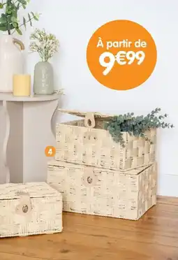 b&m Malle tressée offre