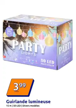 Action Guirlande lumineuse offre