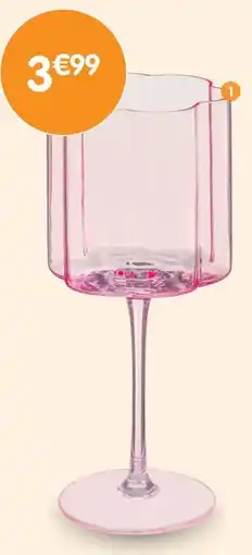 b&m Verre à vin forme fleur offre