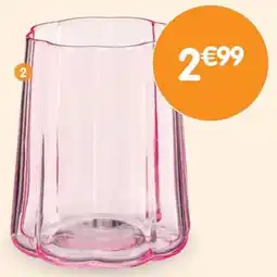 b&m Verre forme fleur offre