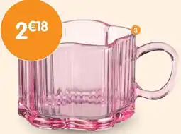 b&m Mug forme fleur offre