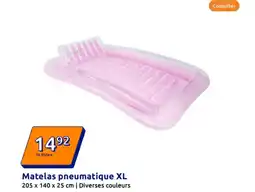 Action Matelas pneumatique XL 205 x 140 x 25 cm offre