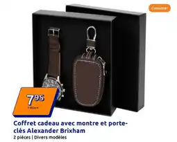 Action Coffret cadeau avec montre et porte- clés Alexander Brixham offre