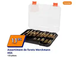 Action Assortiment de forets Werckmann HSS offre