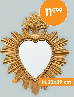 b&m Miroir coeur offre