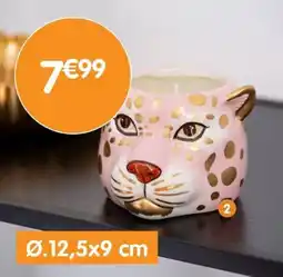 b&m Mug bougie léopard offre