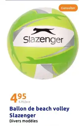 Action SLAZENGER Ballon de beach volley offre