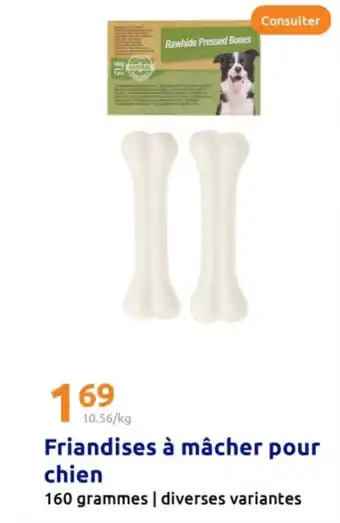Action Friandises à mâcher pour chien offre