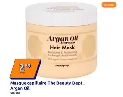 Action Masque capillaire The Beauty Dept. Argan Oil offre
