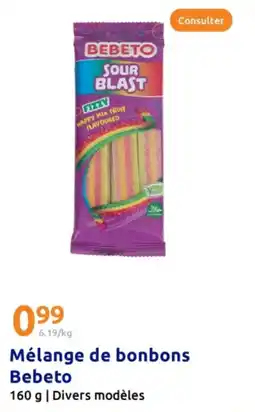 Action BEBETO Mélange de bonbons offre