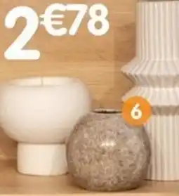 b&m Vase boule porcelaine offre