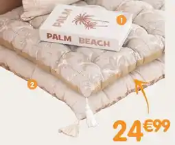 b&m Futon motif palmier offre