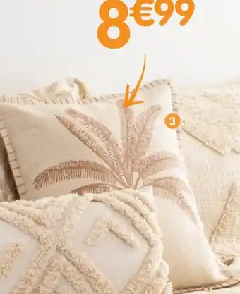 b&m Coussin palmier offre