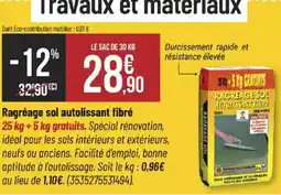 Bricorama Ragréage sol autolissant fibré offre