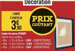 Bricorama Cadre bi-verre standy offre