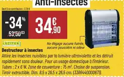Bricorama LUCIFER Destructeur à insectes offre