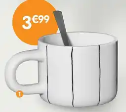 b&m Mug rayé offre