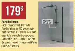 Bricorama Paroi italienne offre