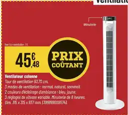 Bricorama Ventilateur colonne offre