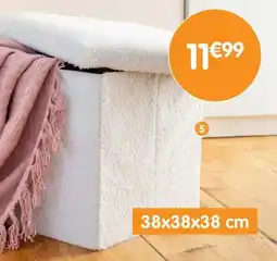 b&m Pouf rangement TEDDY offre