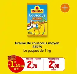 Coccimarket Graine de couscous moyen regia offre