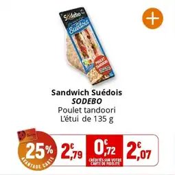 Coccimarket Sandwich suédois sodebo offre