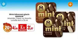 Coccimarket Minis bâtonnets glacés magnum offre