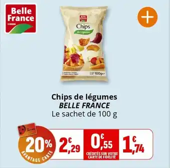 Coccimarket Chips de légumes belle france offre