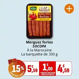 Coccimarket Merguez fortes socopa offre