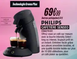 Blanc Brun PHILIPS Cafetière senseo csa210.61 offre