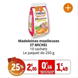 Coccimarket Madeleines moelleuses st michel offre