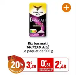 Coccimarket Riz basmati taureau ailé offre