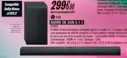 Blanc Brun LG Barre de son 3.1.1 s70ty offre