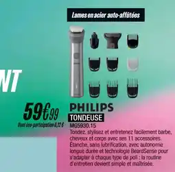 Blanc Brun PHILIPS Tondeuse mg5930.15 offre