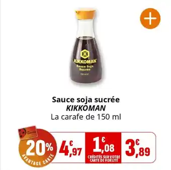 Coccimarket Sauce soja sucrée kikkoman offre