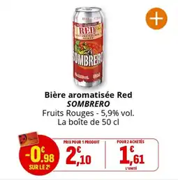 Coccimarket Bière aromatisée red sombrero offre