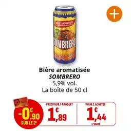 Coccimarket Bière aromatisée sombrero offre