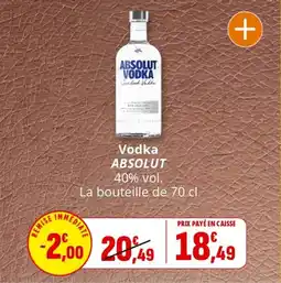 Coccimarket Vodka absolut offre