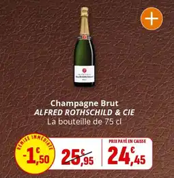 Coccimarket Champagne brut alfred rothschild & cie offre