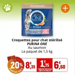 Coccimarket Croquettes pour chat stérilisé purina one offre