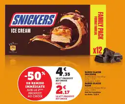 Bi1 Barre glacee snickers offre