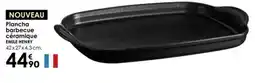 Culinarion EMILE HENRY Plancha barbecue céramique 42x27x4,3cm. offre