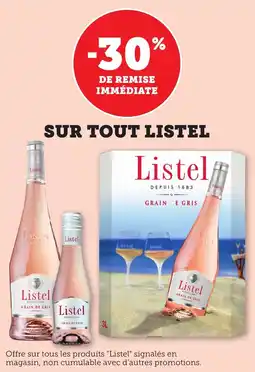 Sur tout listel