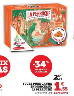 Sucre pure canne en morceaux la perruche
