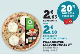 Bi1 Pizza chevre lardons fumes u offre