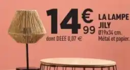 Centrakor La lampe jily offre