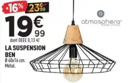 Centrakor La suspension ben 040x16 cm. métal. offre